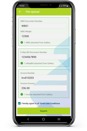 Dispatch and upload documents